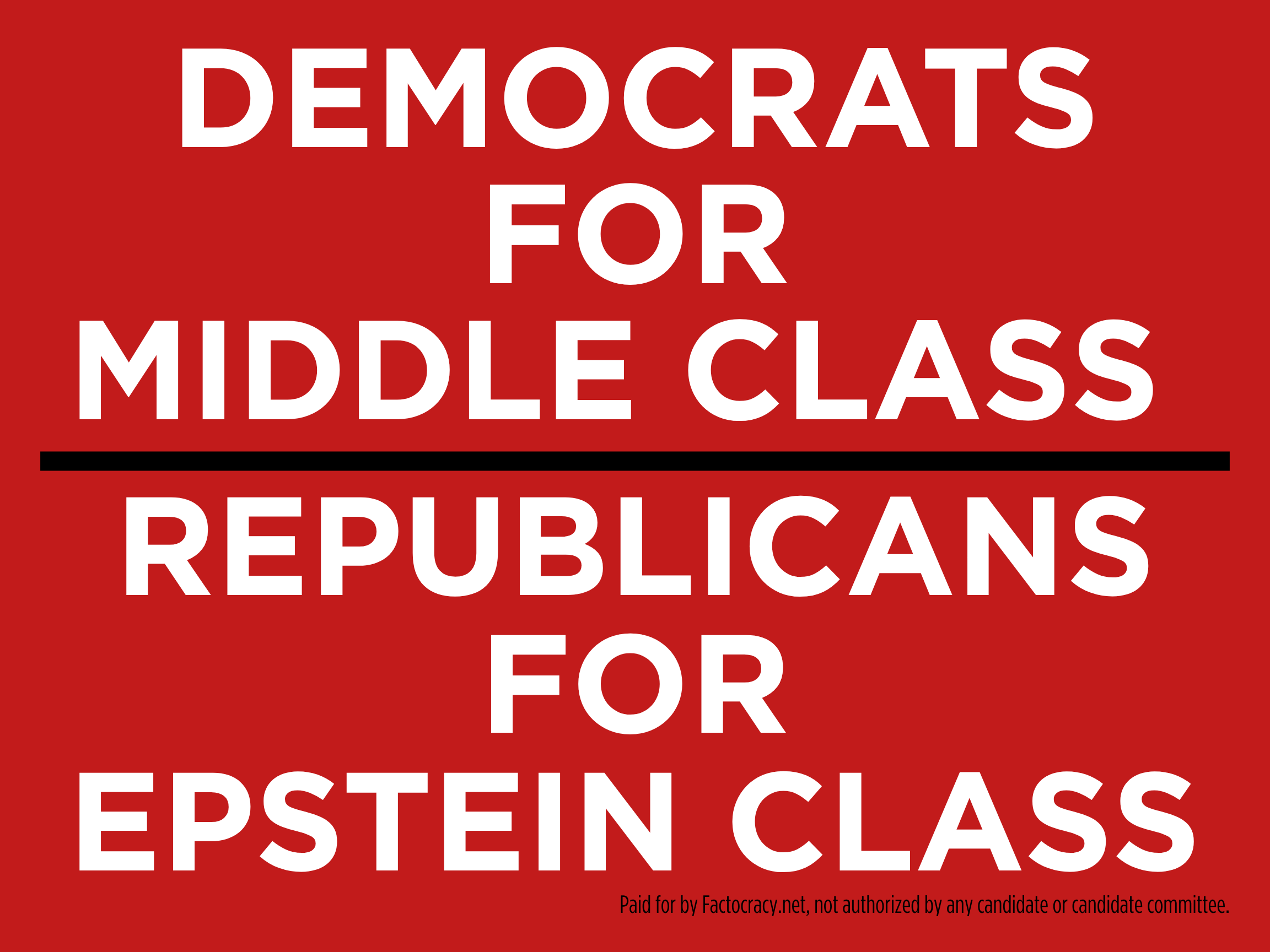 Trump = Chaos – Democrats = Sanity