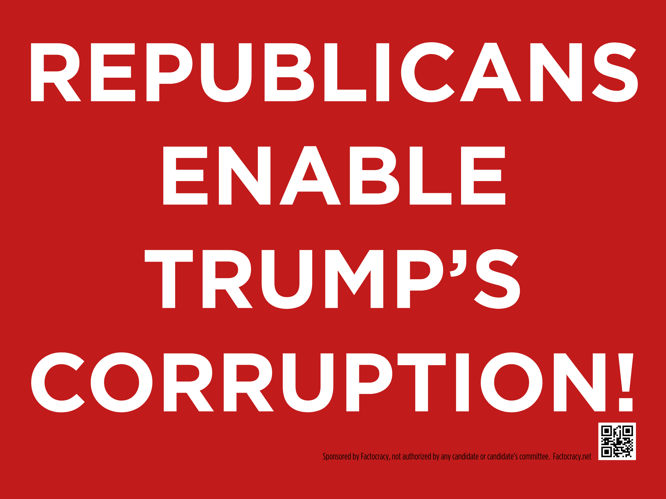 Republicans Enable Trump's Corruption!