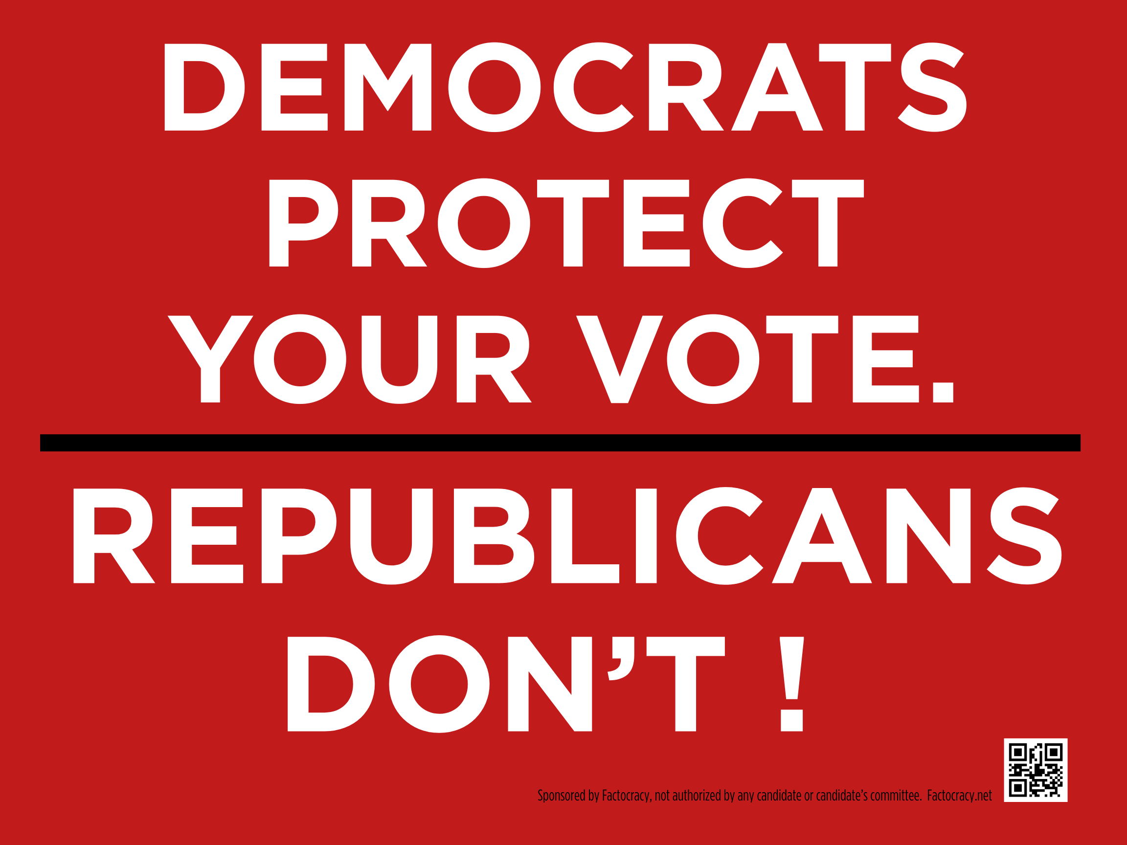 Democrats Protect Your Vote